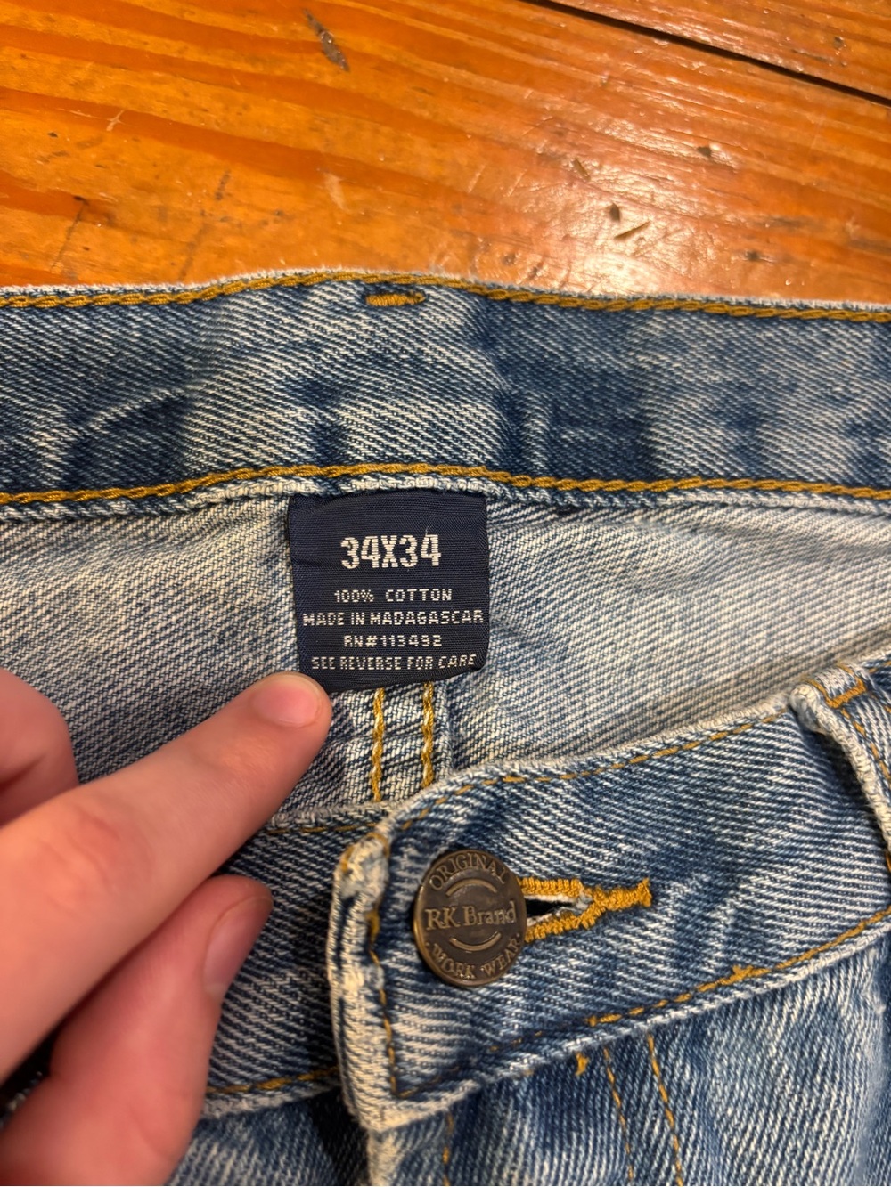 (578) RK BRAND JEANS - Picture 5 of 10